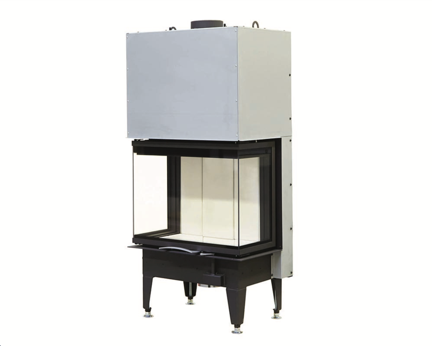 Hogar de leña 64x33x51 S3 2.0 Guillotina - 3 caras