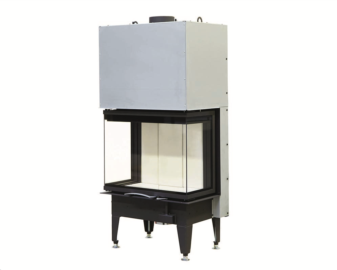 Hogar de leña 64x33x51 S3 2.0 Guillotina - 3 caras