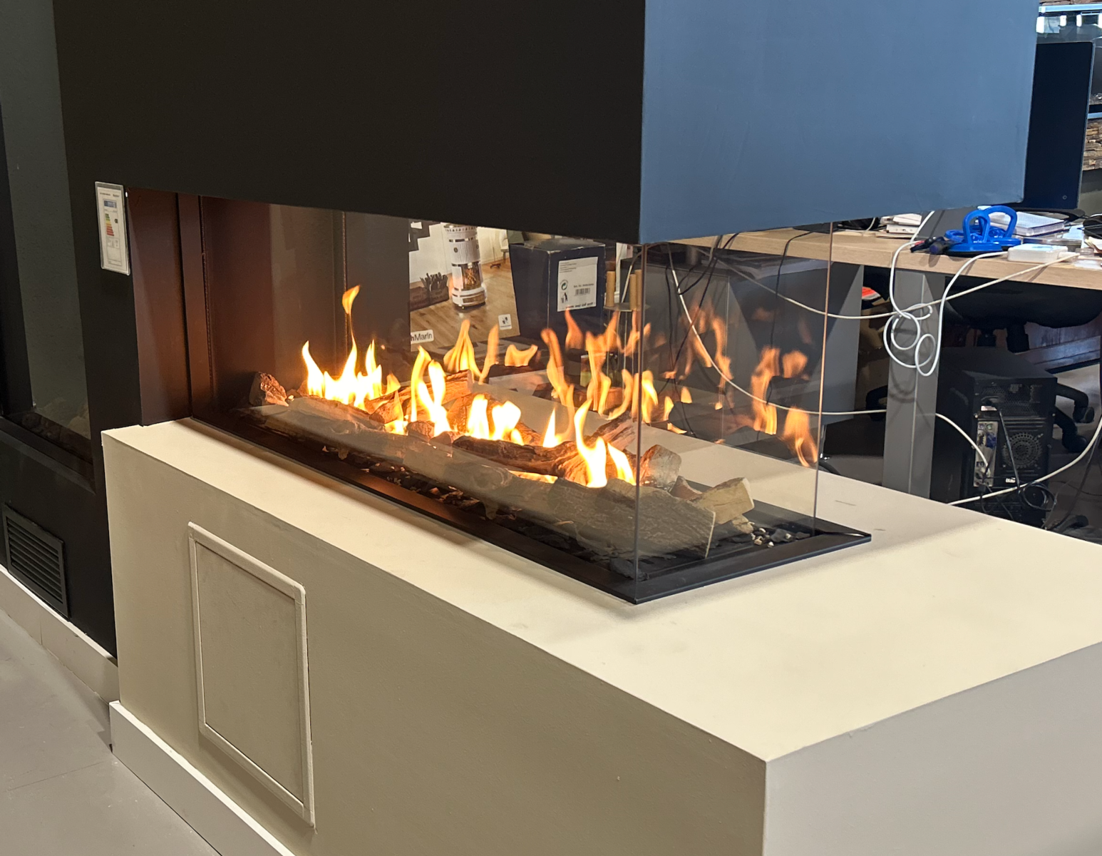 Chimenea de gas PANO 1100 (Room Divider) 5