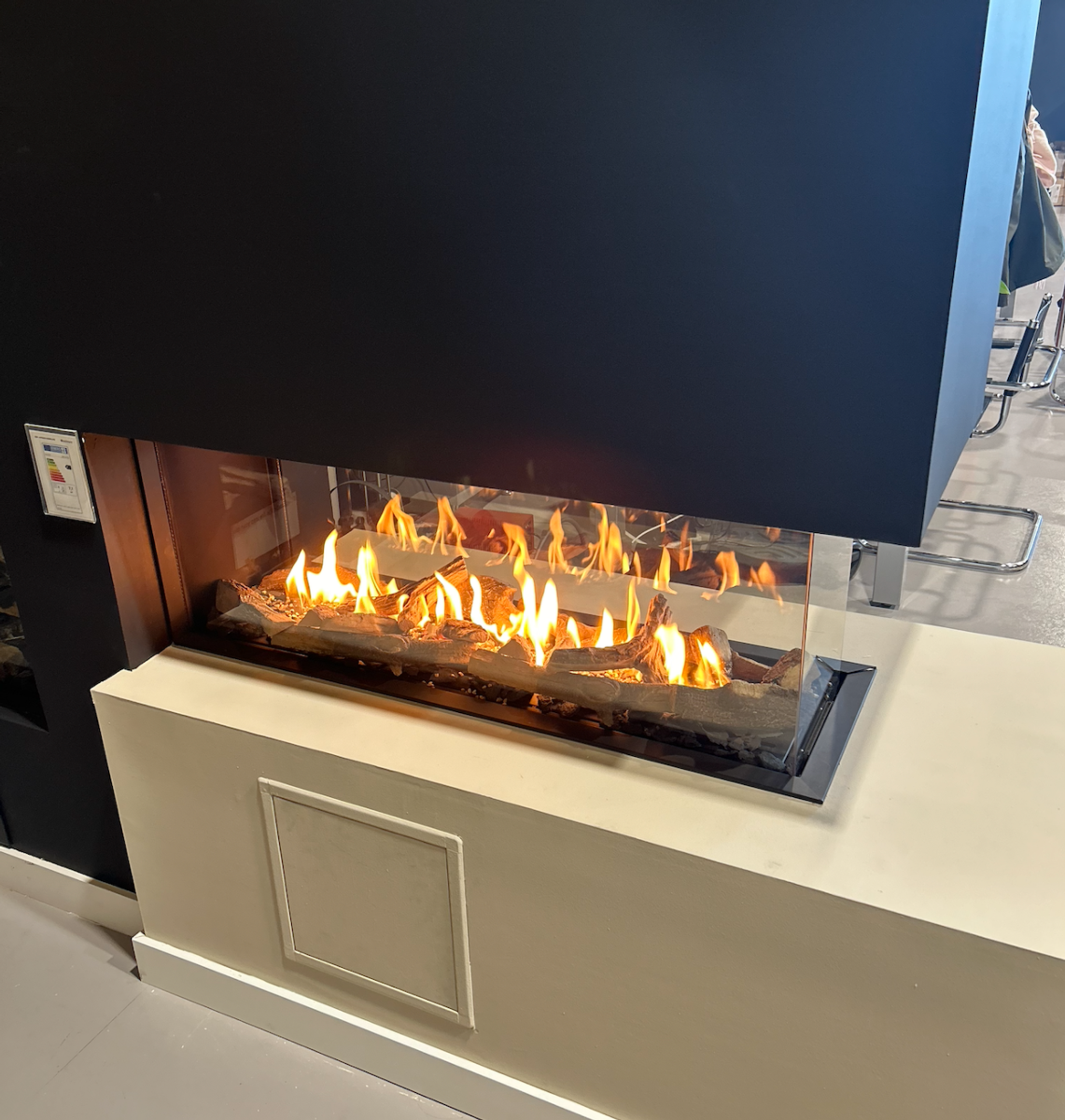 Chimenea de gas PANO 1100 (Room Divider) 2
