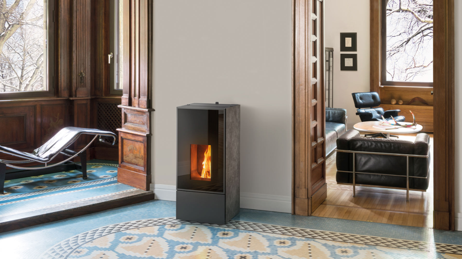 Estufa de pellet EIKO Air Matic 8kW CORE UP 1