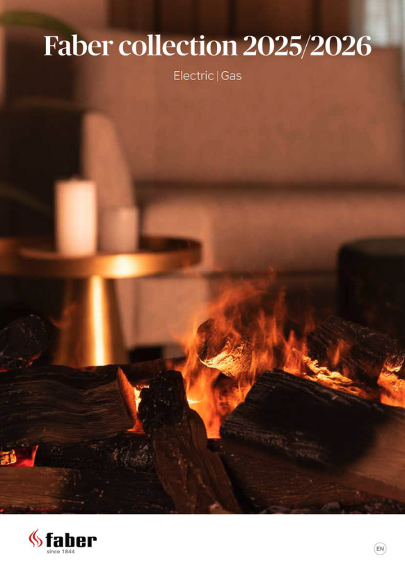 Catálogo chimeneas gas electricas Faber 25-26