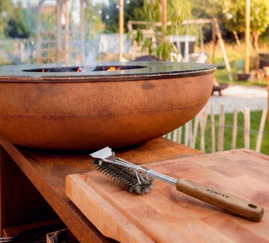 Cepillo de limpieza BonTool para barbacoa