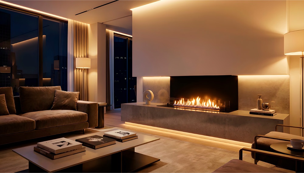 Chimenea de bioetanol automático FF 1000 1