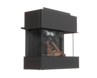 Chimenea de bioetanol doble esquina LUSSO 130-55