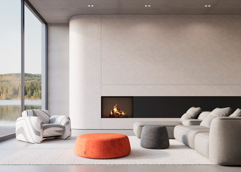 Chimenea de gas LUSSO 130/55