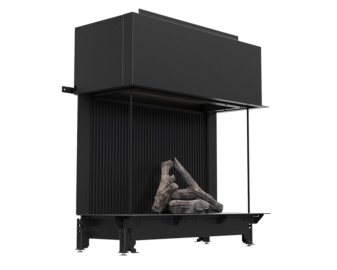 Chimenea de gas LUSSO 130/75 Doble esquina