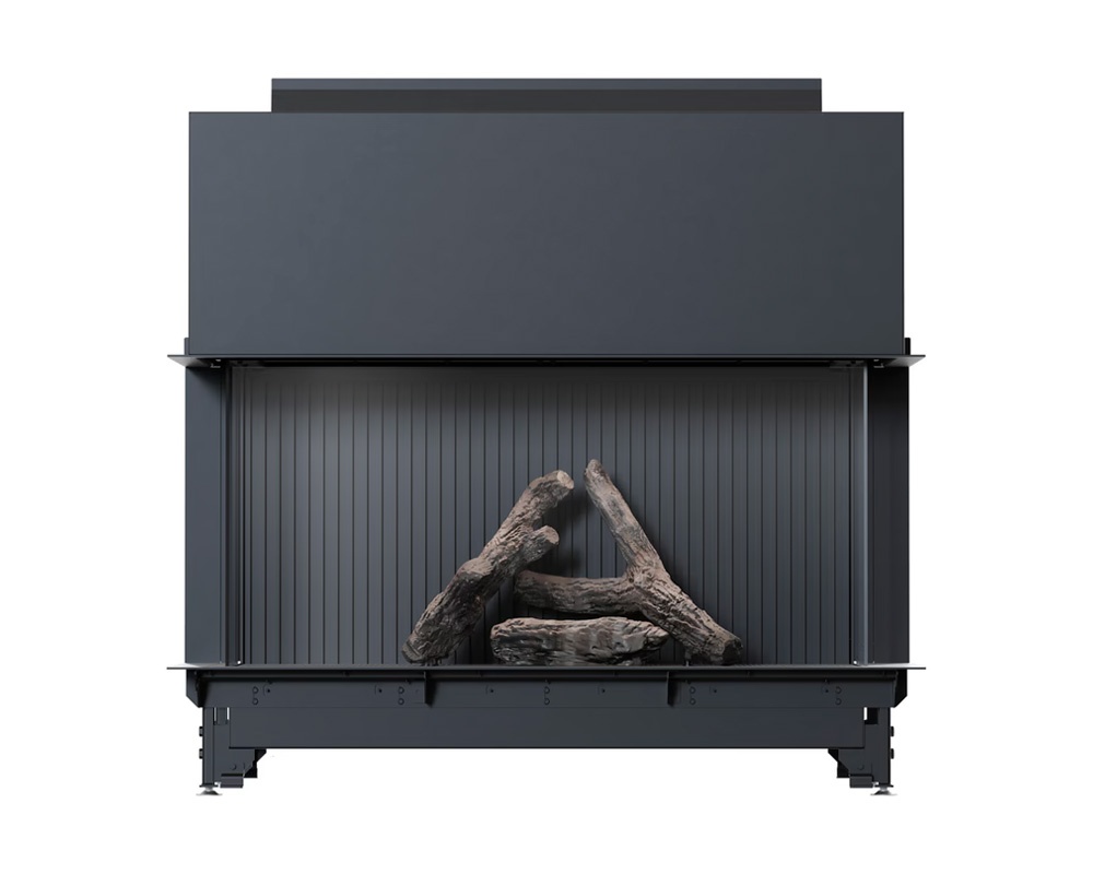 Chimenea de gas LUSSO LR 130/55 Doble esquina