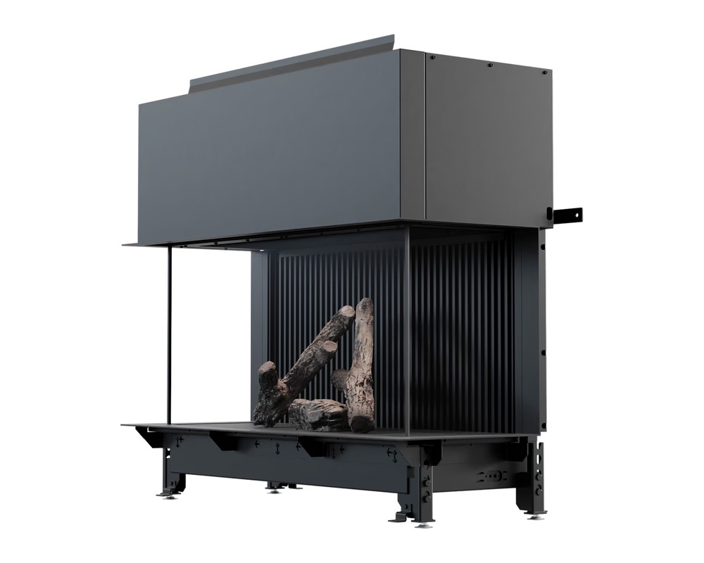Chimenea de gas LUSSO LR 130/55 Doble esquina