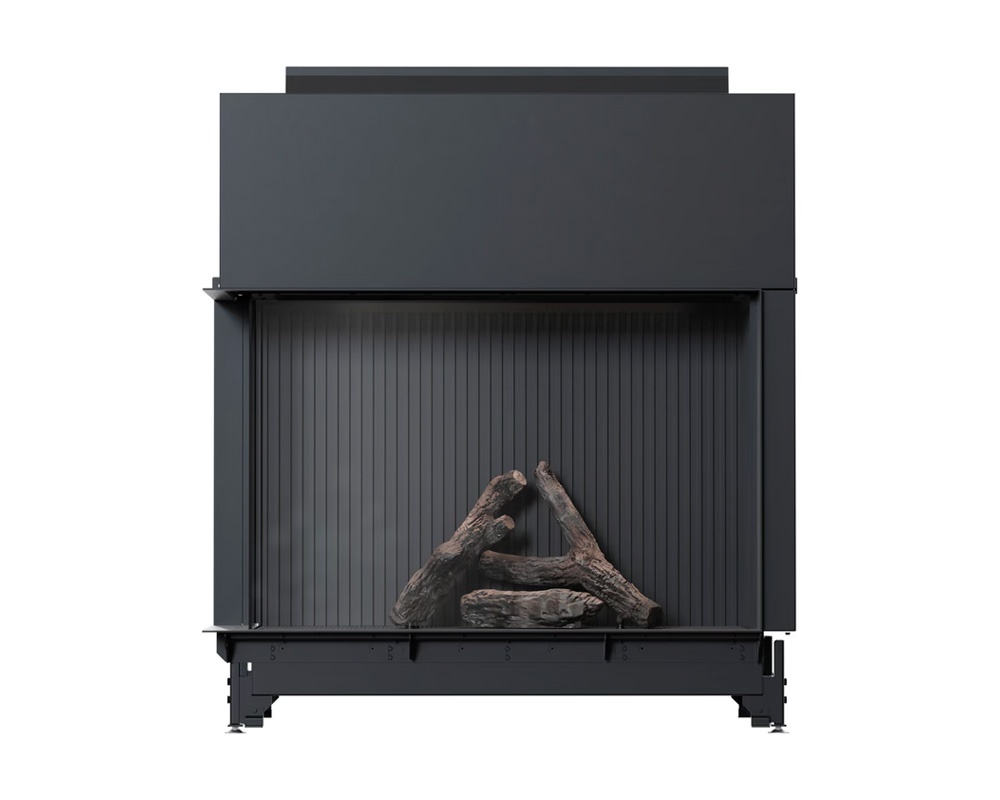 Chimenea de gas LUSSO esquinera 130/75