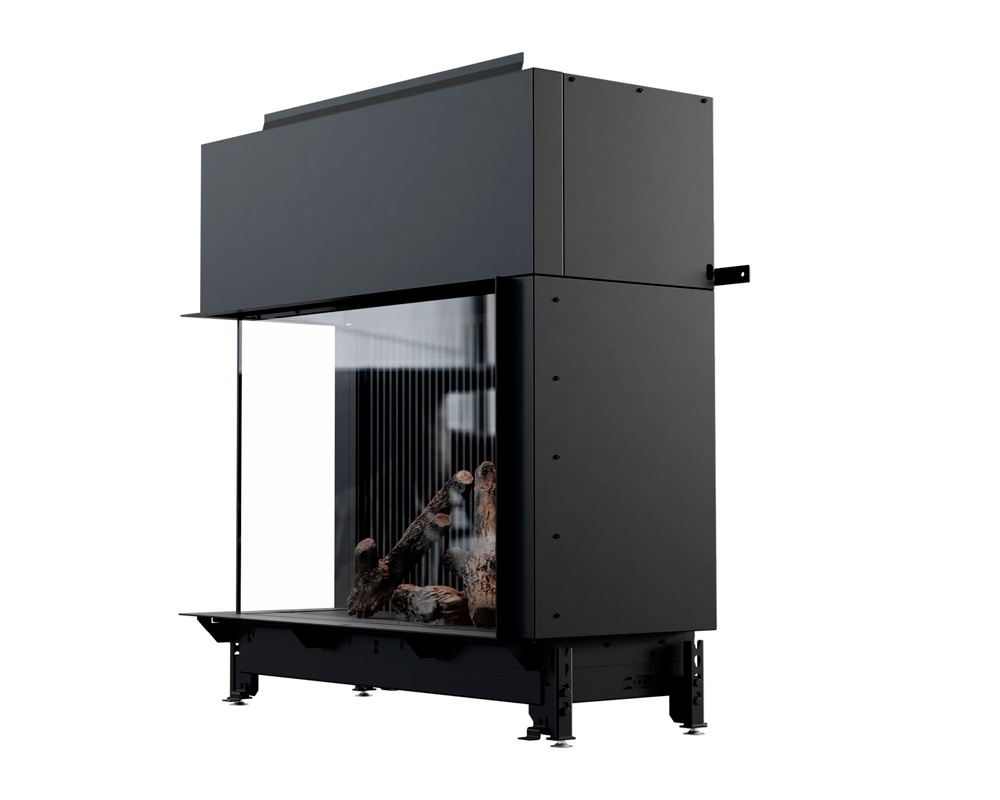 Chimenea de gas LUSSO esquinera 130/75
