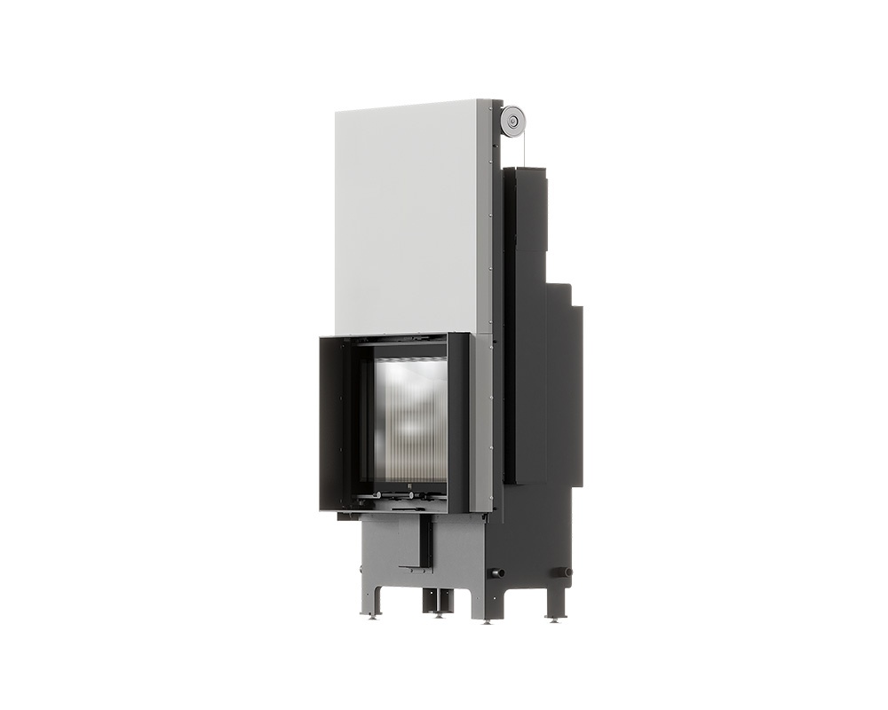 Chimenea de leña MILANO 600G SLIM Guillotina 2