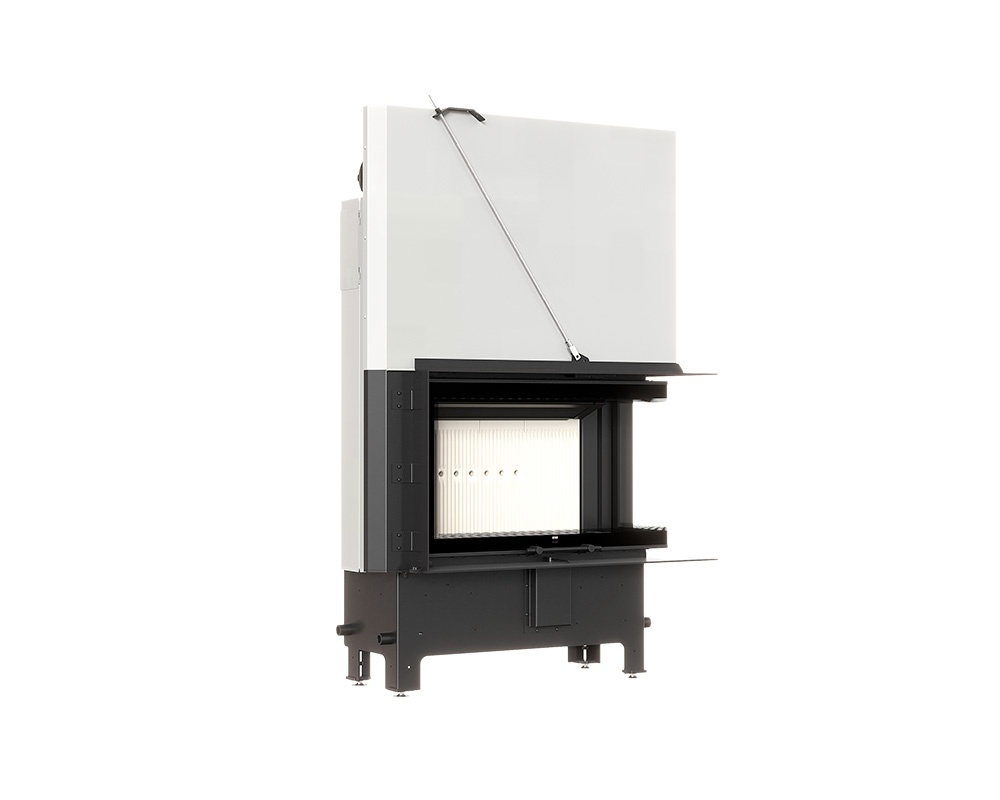Chimenea esquinera MILANO 800G SLIM Guillotina 2