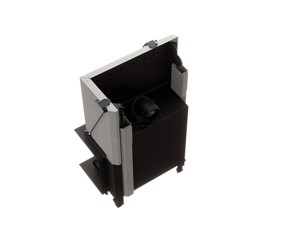 Chimenea esquinera MILANO 800G SLIM Guillotina 3