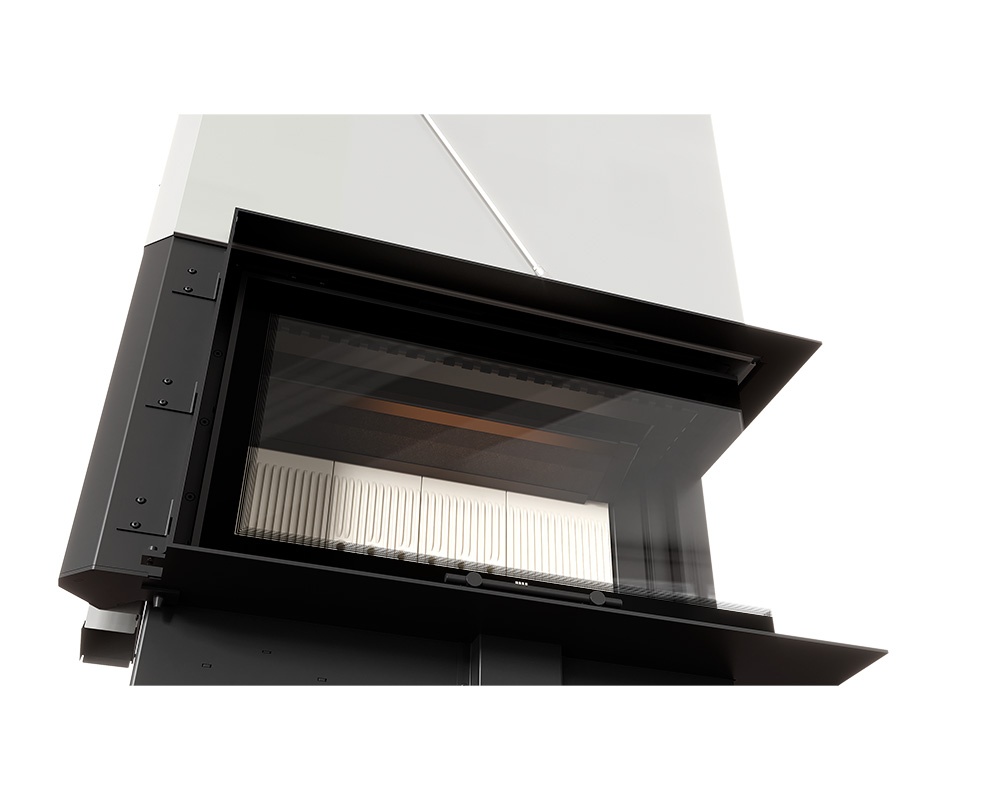 Chimenea esquinera MILANO 800G SLIM Guillotina 4