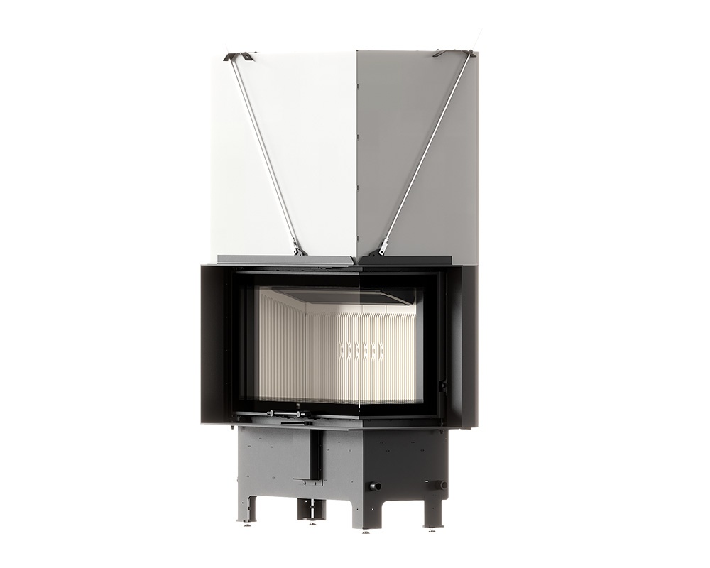 Chimenea esquinera MILANO 800G SLIM Guillotina