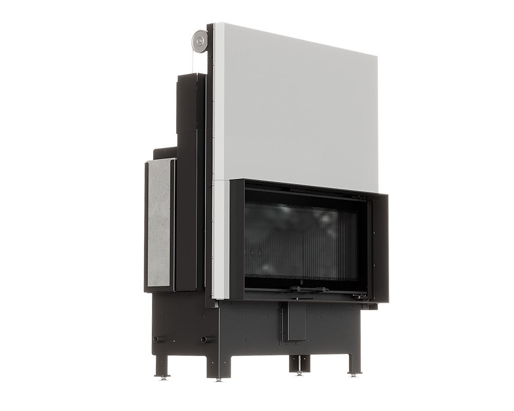 Chimenea de leña MILANO 900G Guillotina 2