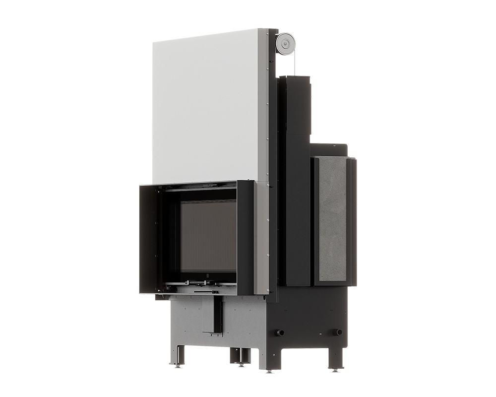 Chimenea de leña MILANO 900G Guillotina 1