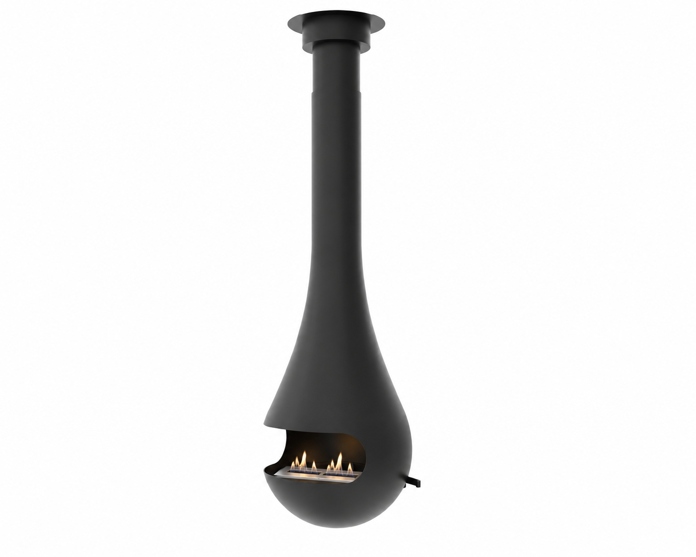 Chimenea bioetanol manual PERLA FRONTAL BM50 suspendida