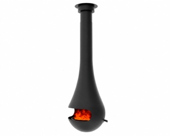 Chimenea eléctrica PERLA FRONTAL con simulador de vapor 50
