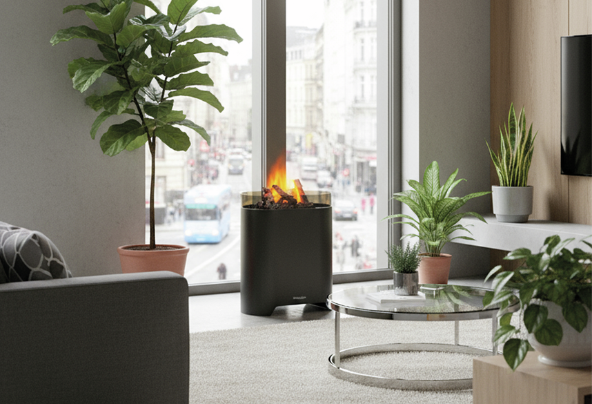 Estufa eléctrica TORN 64 con leños sin calefactor 5