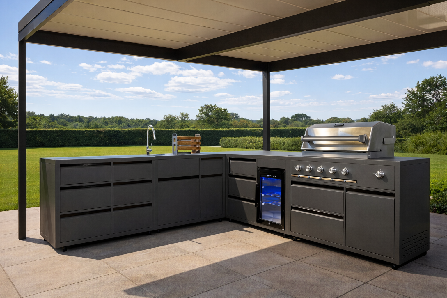 Cocina BONNIE Módulo barbacoa