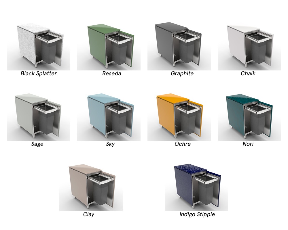 Módulo cocina exterior ADAPT 40 con cubo residuos extraíble 1