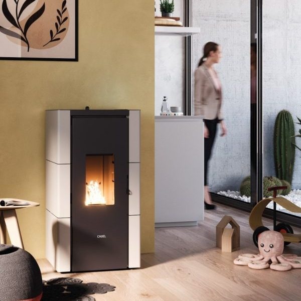 Estufa de pellet CRISTAL 7 T2