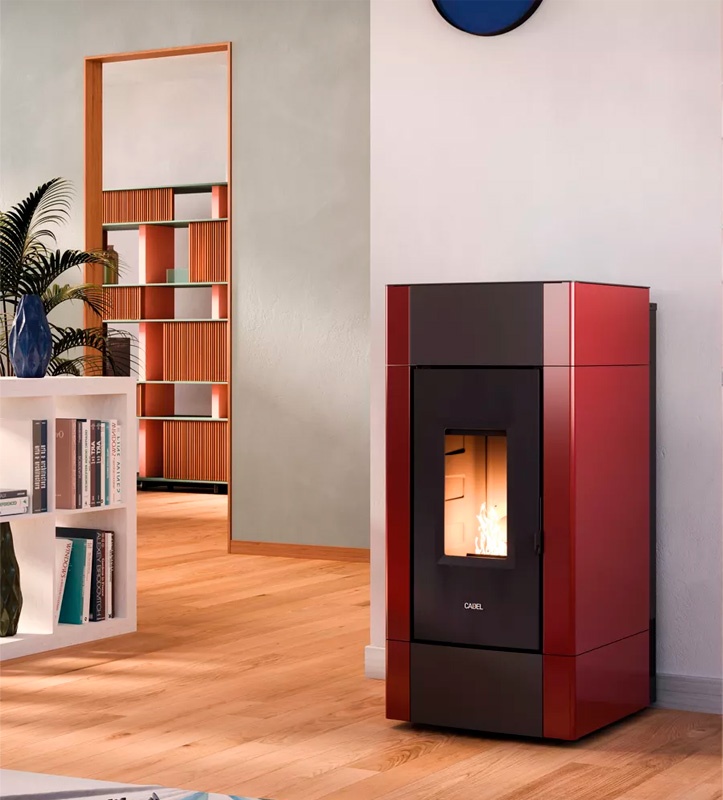 Estufa de pellet CRISTAL 8 PLUS