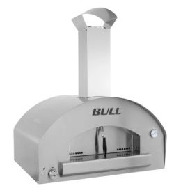 Horno de gas PIZZA BULL 80X60 sin carrito y top inox