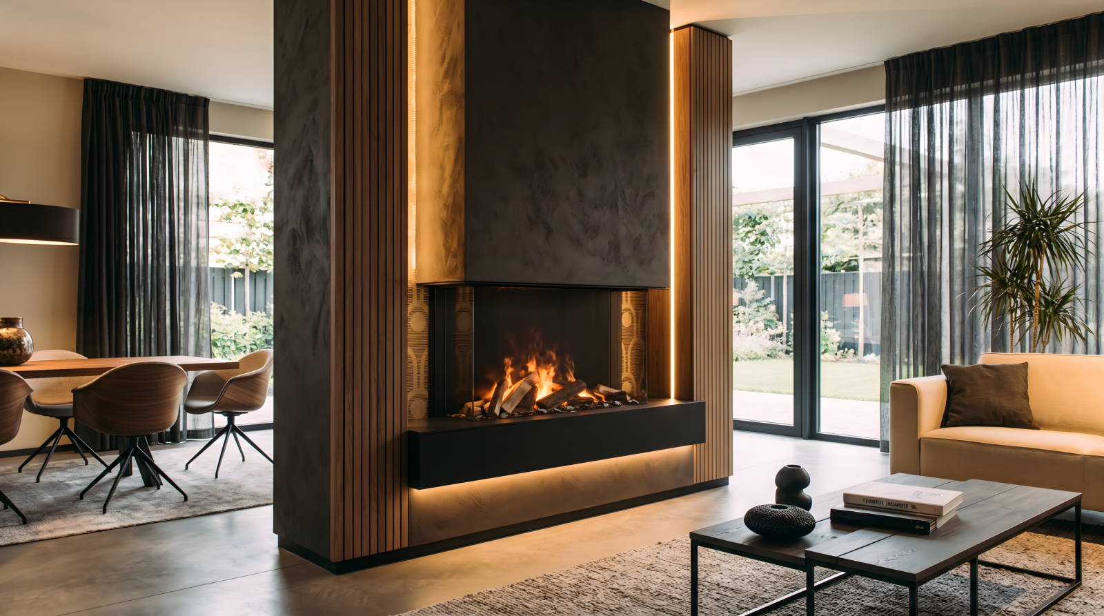 Chimenea eléctrica SENSACION 800/500 (3 caras) 3