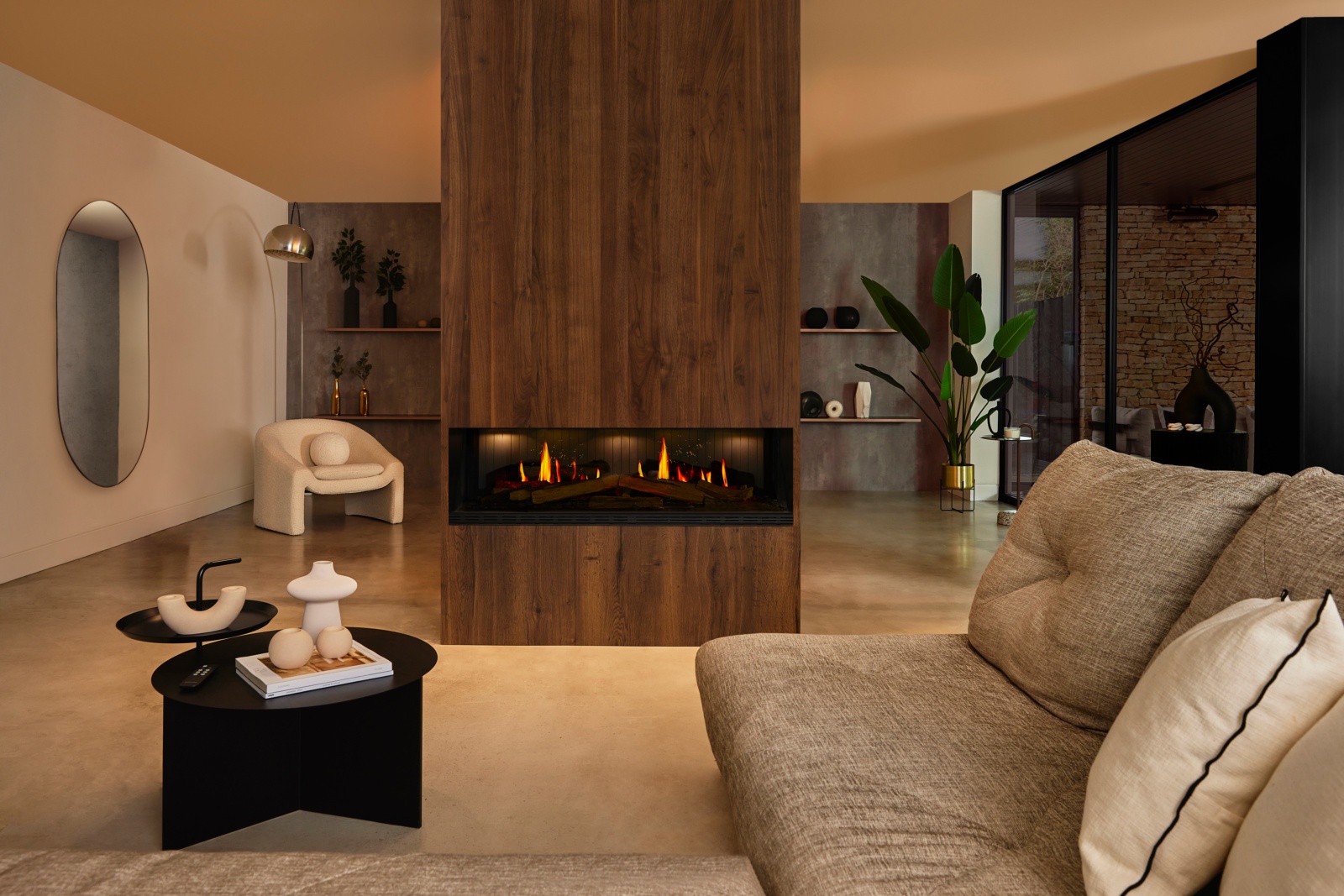 Chimenea eléctrica HOLO VISTA 130 I