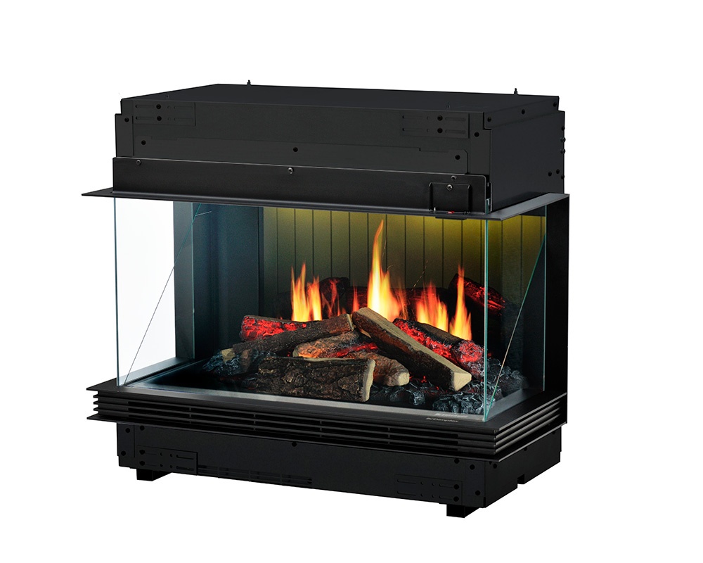 Chimenea eléctrica HOLO VISTA 70 doble esquina