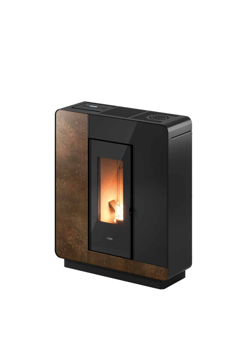 Estufa de pellet ELLE PLUS 9 UP/TWIN