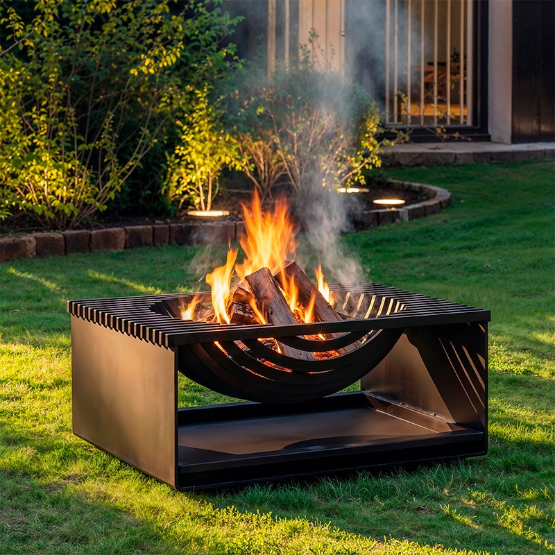 Estufa outdoor leña outdoor EMBER metálica