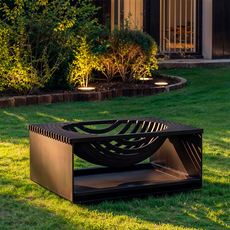 Estufa outdoor leña outdoor EMBER metálica