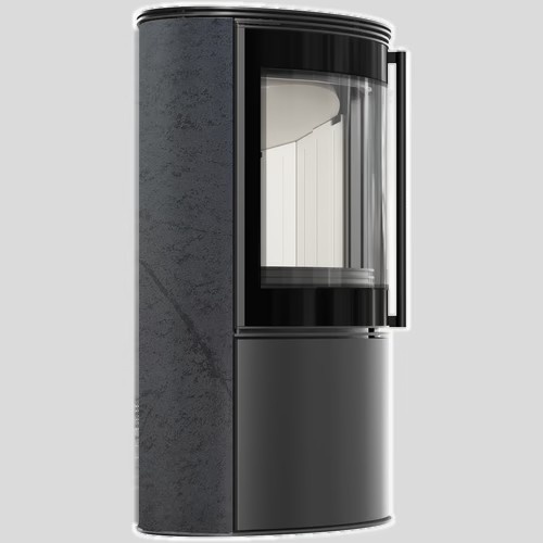 Estufa de leña BJORN Grafite Satin
