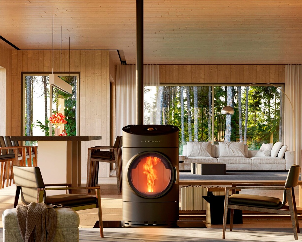Estufa de pellet CLOU 8kW 2026 3
