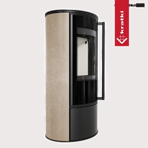 Estufa de leña BJORN Gold Satin