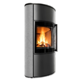Estufa de leña BJORN W Grey Satin