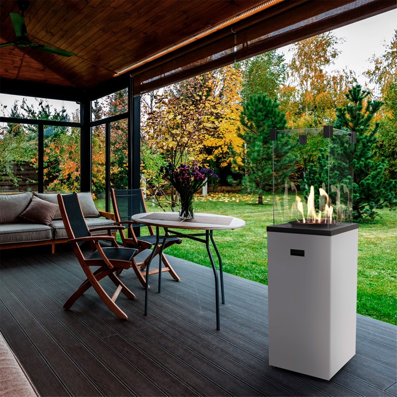 Estufa de gas exterior PATIO SLIM lpg con encendido manual 7