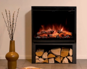 Estufa eléctrica REDSTONE 610 con leñero