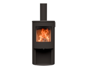 Estufa de leña KELIO con base BOX M