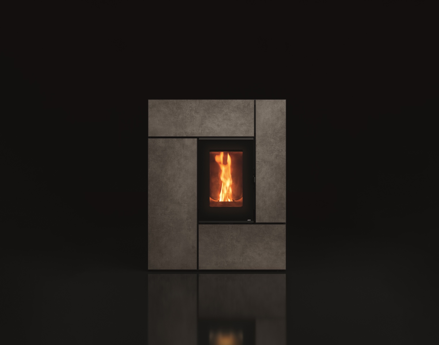 Estufa de pellet FEEL Comfort Air Matic 12kW CORE R 1