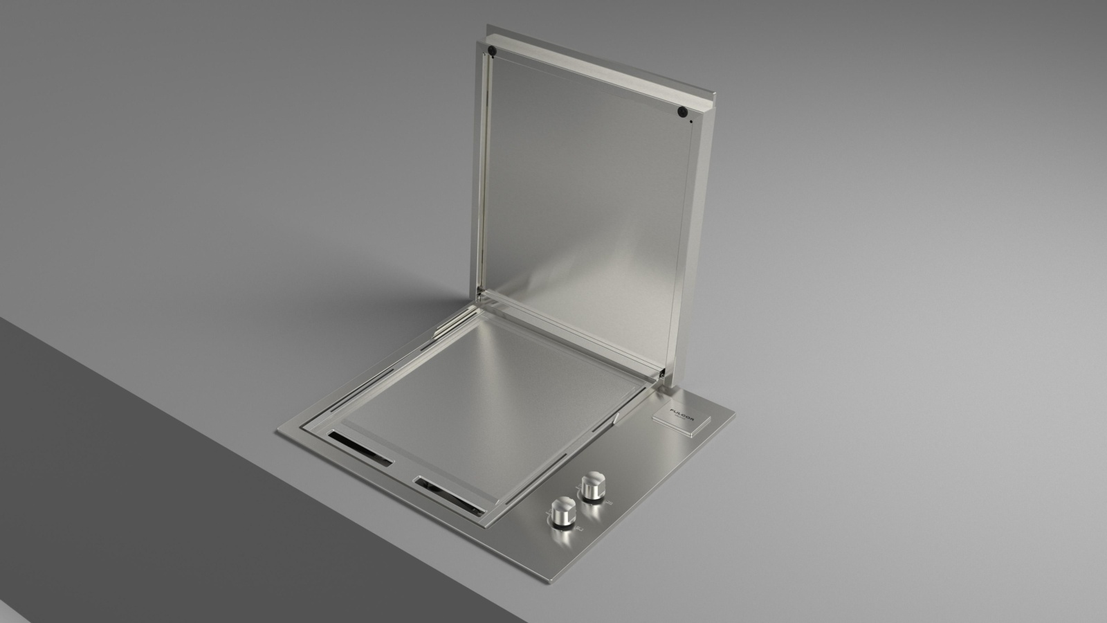 Barbacoa de gas FULGOR 60 INOX con plancha TEPPANYAKI 6