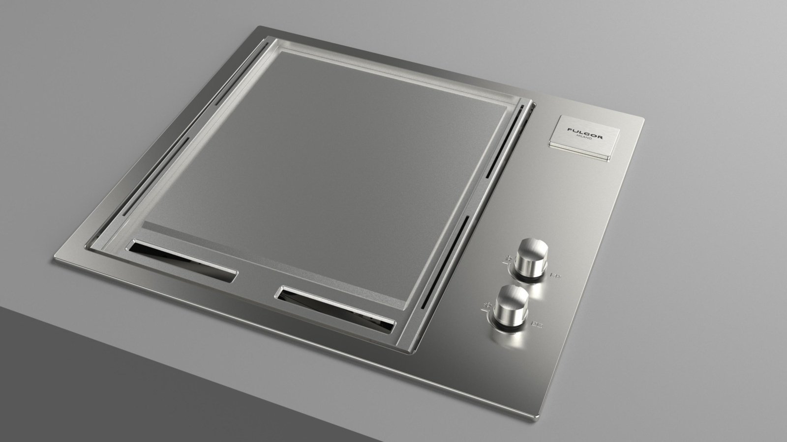 Barbacoa de gas FULGOR 60 INOX con plancha TEPPANYAKI 8