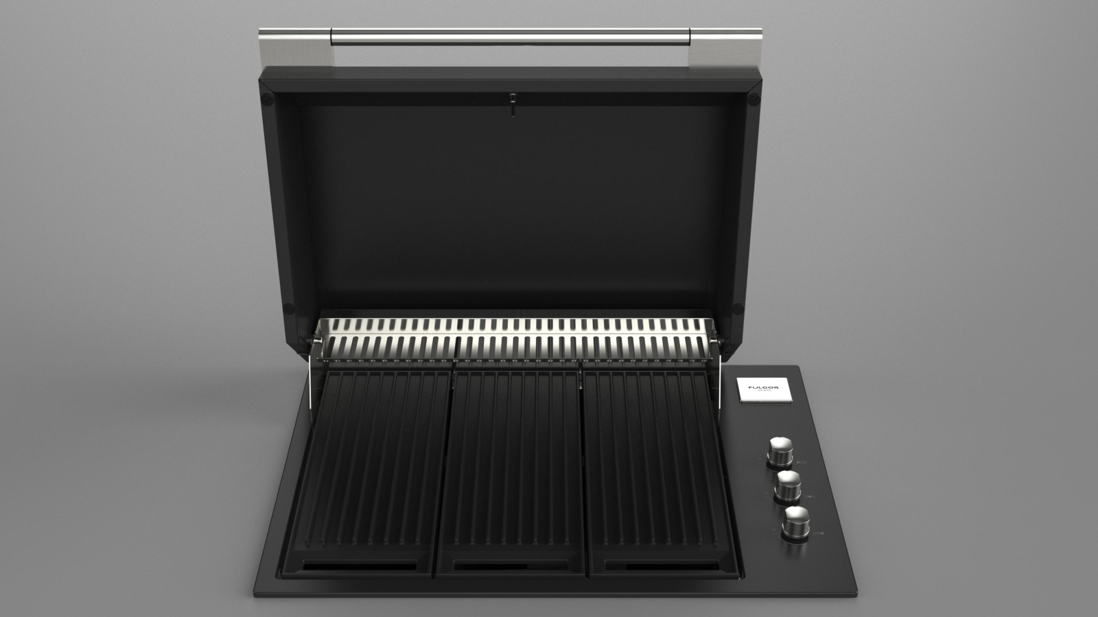 Barbacoa de gas FULGOR 80 NEGRA