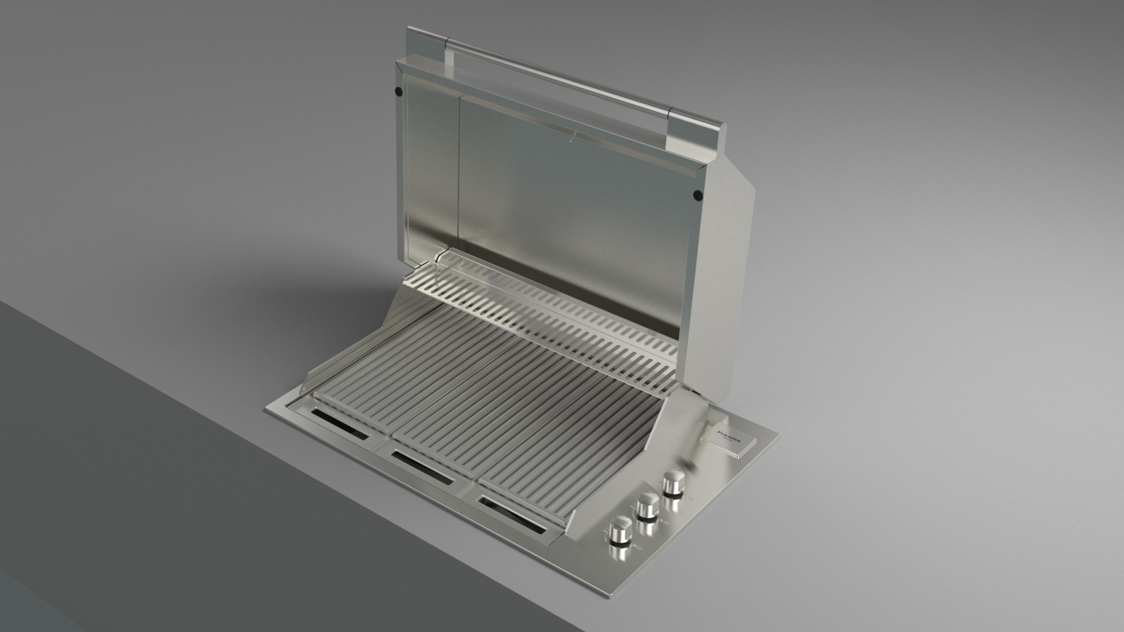 Barbacoa de gas FULGOR 80 INOX