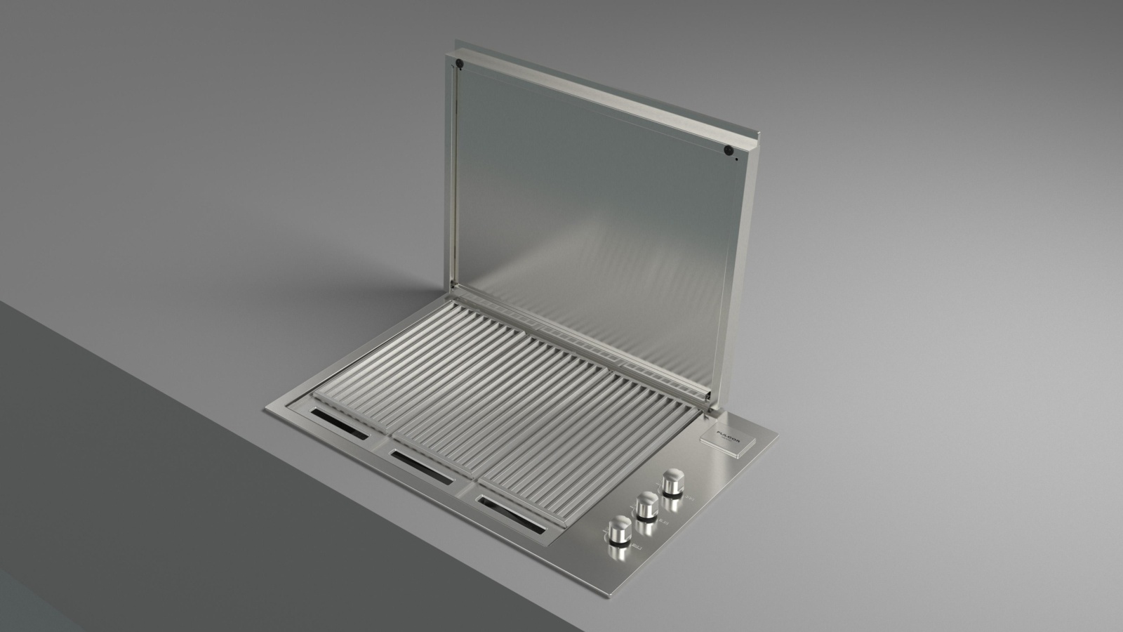 Barbacoa de gas FULGOR 80 INOX