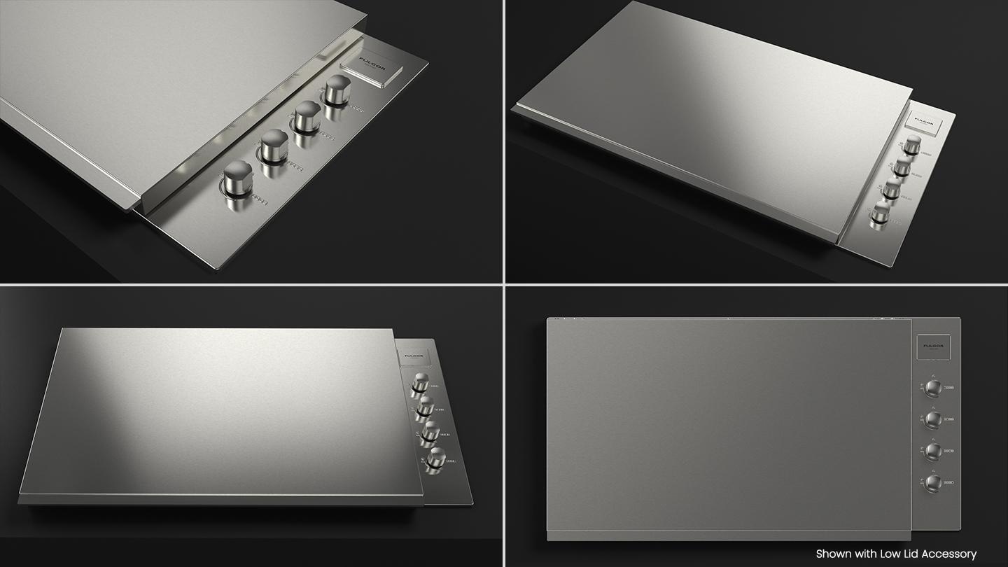 Tapa baja de barbacoa Fulgor 100 inox 1